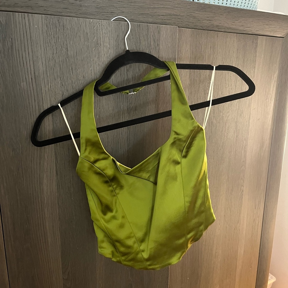 ARITZIA WILFRED Satin Bustier